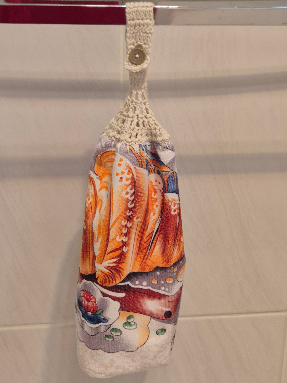 Crochet Double Thickness Hand Towel/Tea Towel