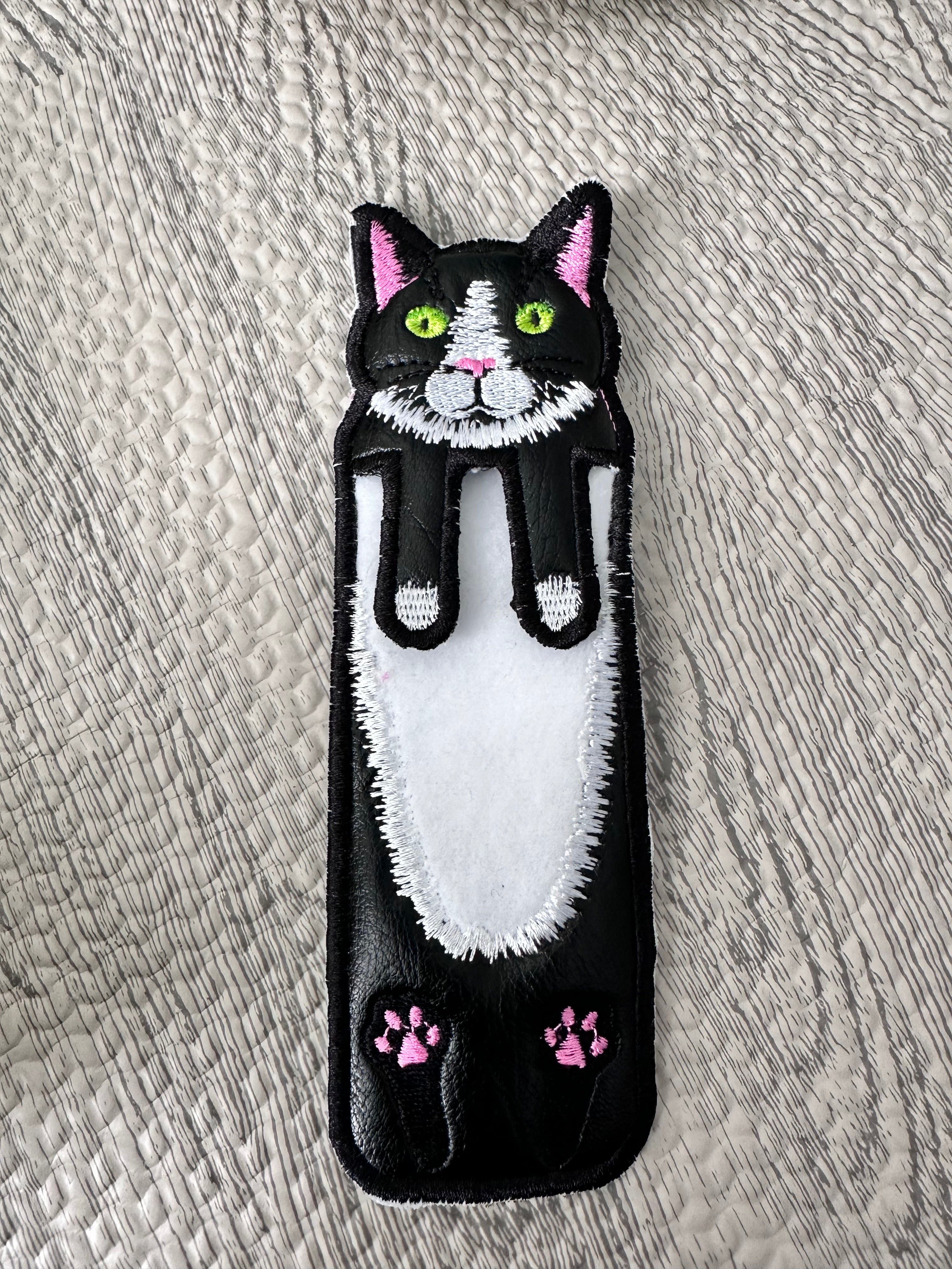 Black and White Cat Book mark