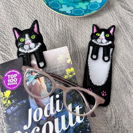 Black and White Cat Book mark