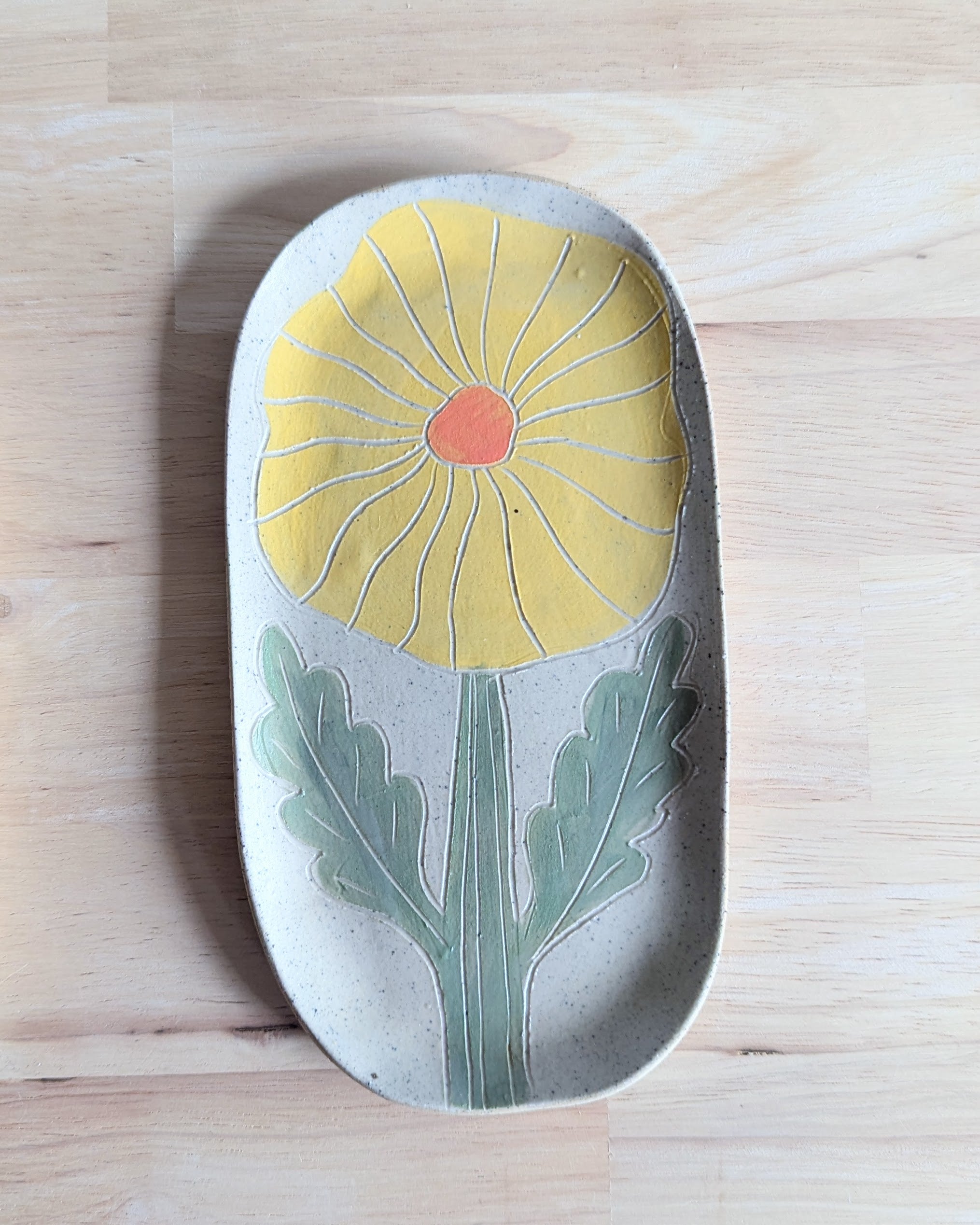 Handmade Ceramic Dish Oblong