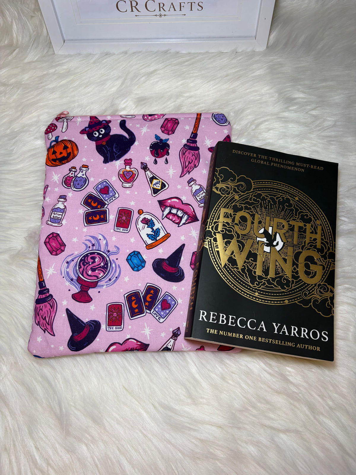 Book Sleeve with Zipper | 🔮 Pink Potion Party
