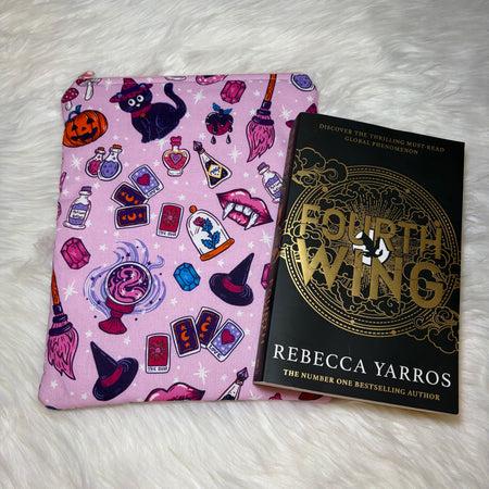 Book Sleeve with Zipper | 🔮 Pink Potion Party