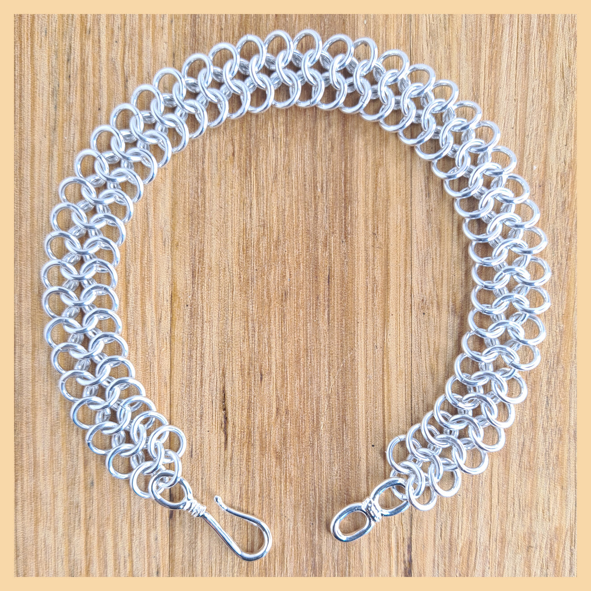 Chainmaille European 4 in 1 Weave Bracelet