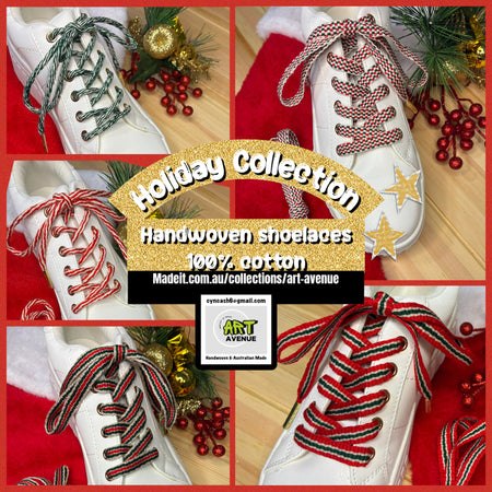 Christmas Shoelace Collection - MADE TO ORDER