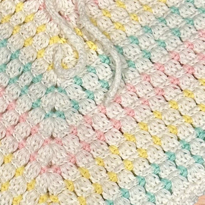 Rachel - Handmade  Crochet  Girls Poncho 1-2 years