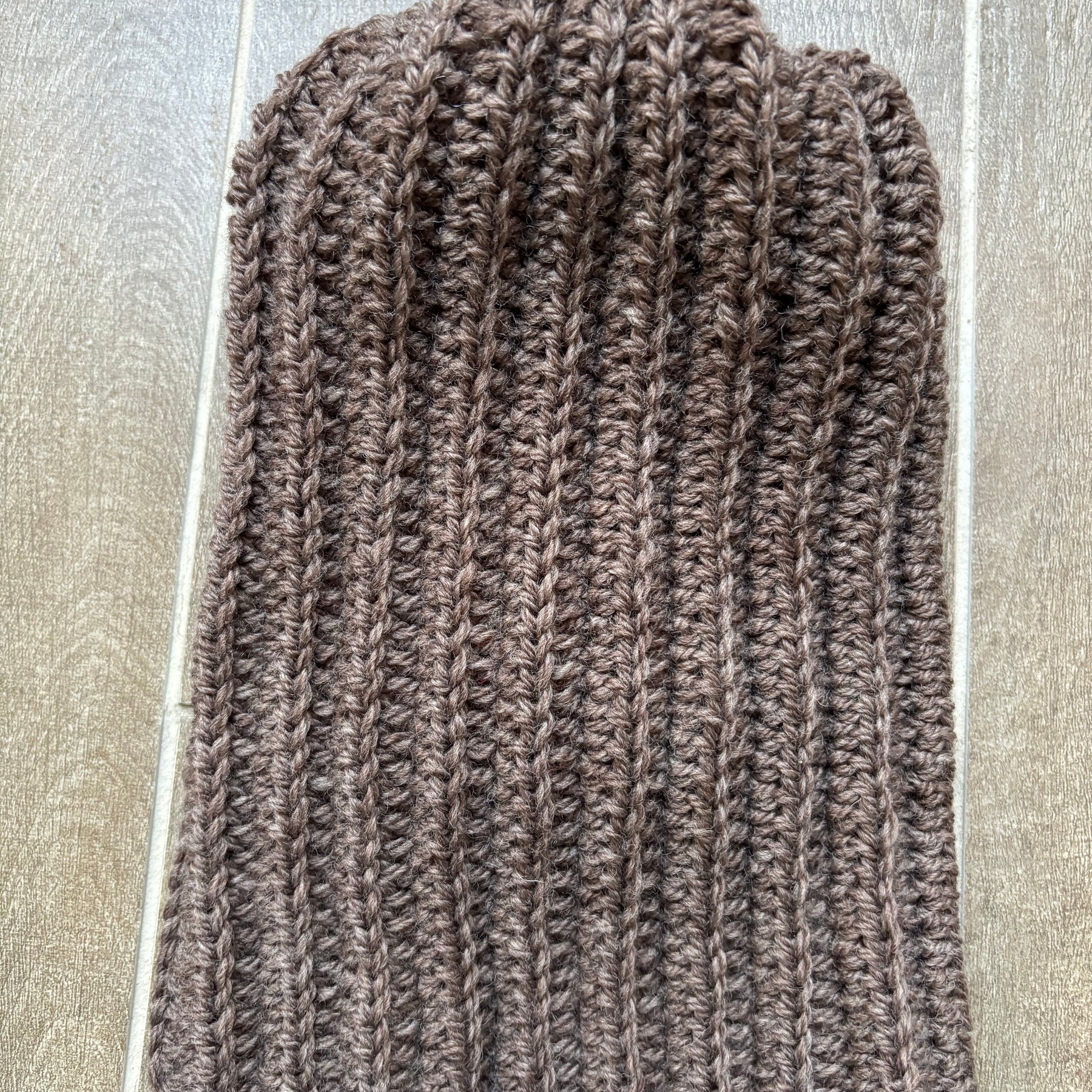 Hand Crocheted Beanie | Shades of Brown