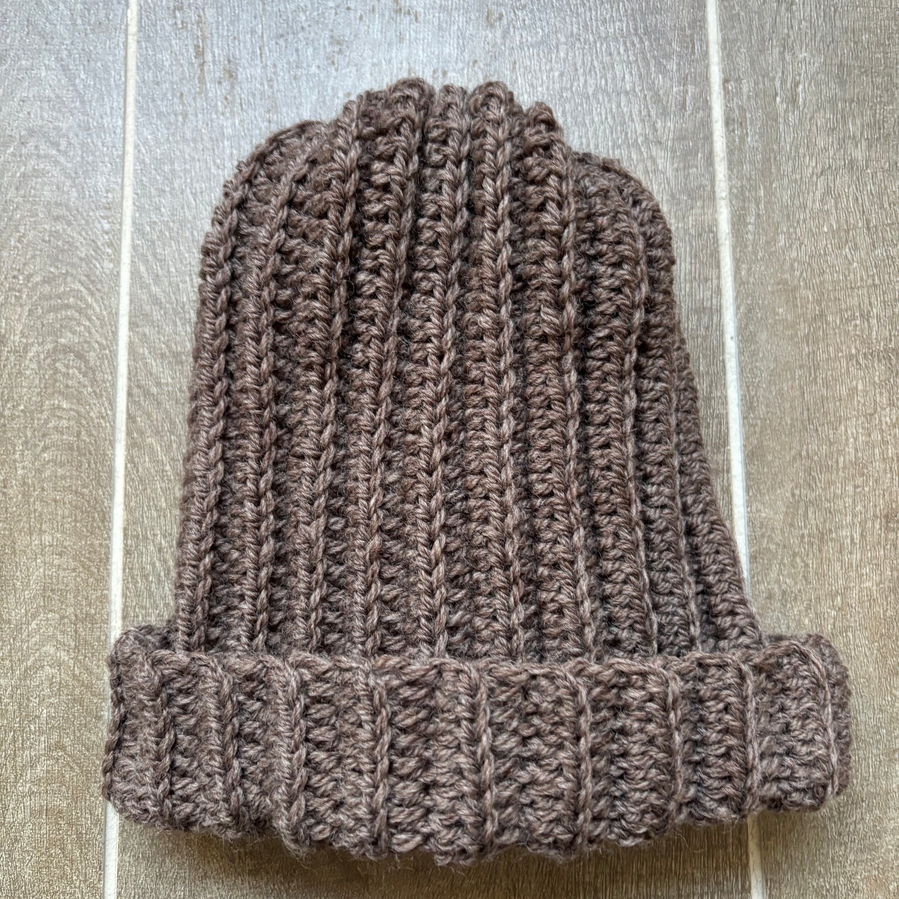Hand Crocheted Beanie | Shades of Brown