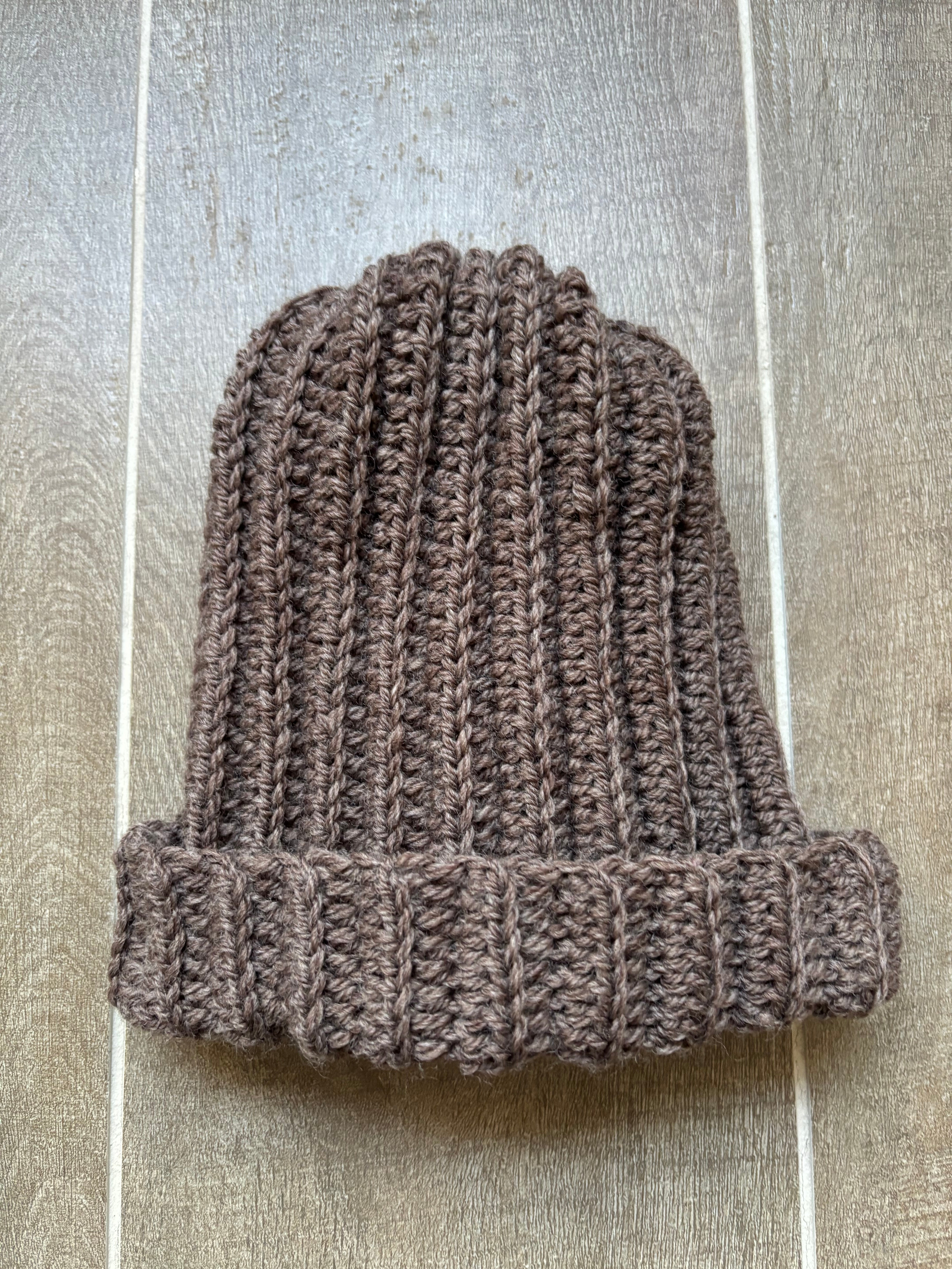 Hand Crocheted Beanie | Shades of Brown