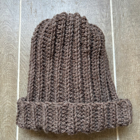 Hand Crocheted Beanie | Shades of Brown