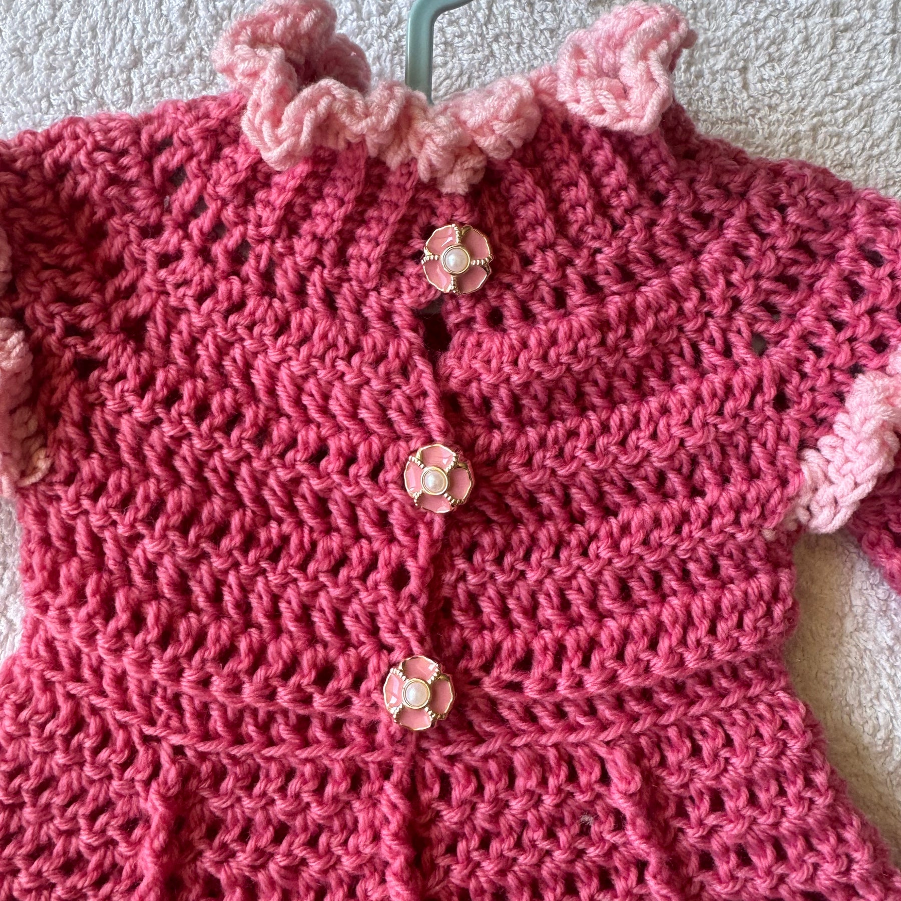Pink Long Sleeve Size 000 Dress