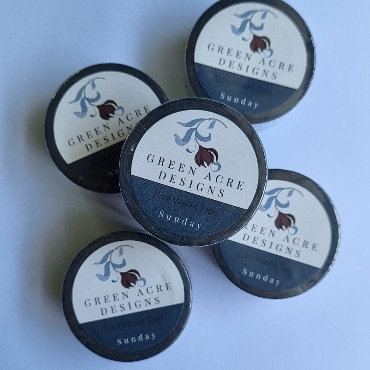 Arts and Crafts Inspired 'Sunday' Floral Washi Tape