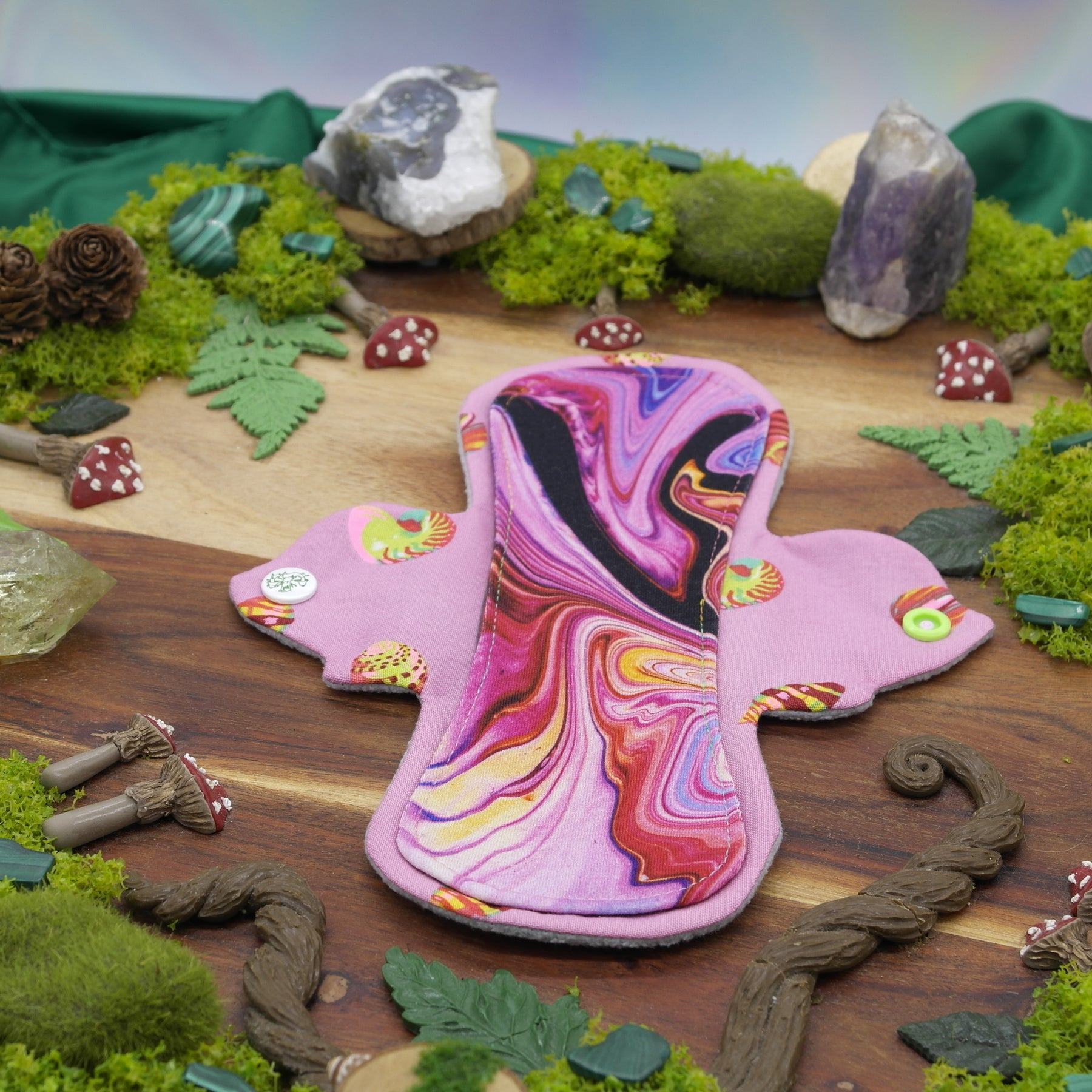 Eco-friendly reusable cloth pad 8" Moderate - She sells seashells