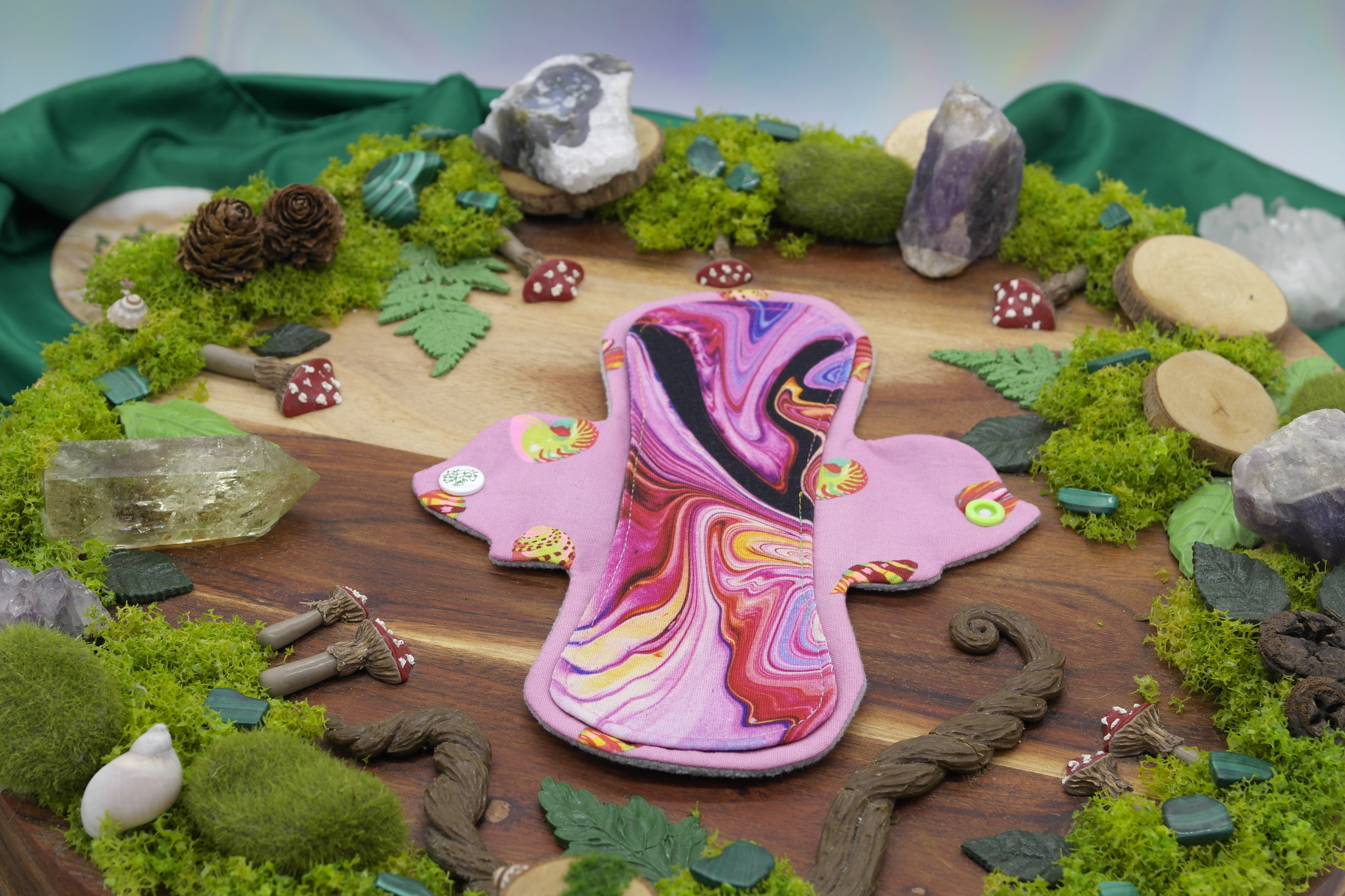 Eco-friendly reusable cloth pad 8" Moderate - She sells seashells