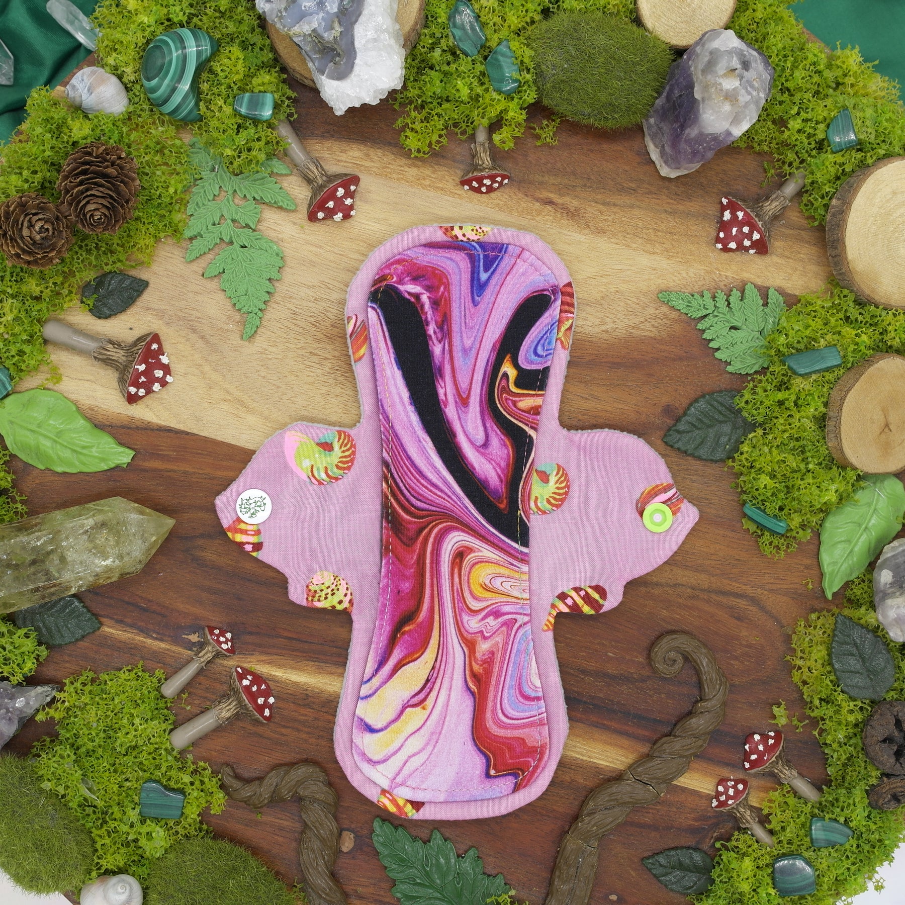 Eco-friendly reusable cloth pad 8" Moderate - She sells seashells