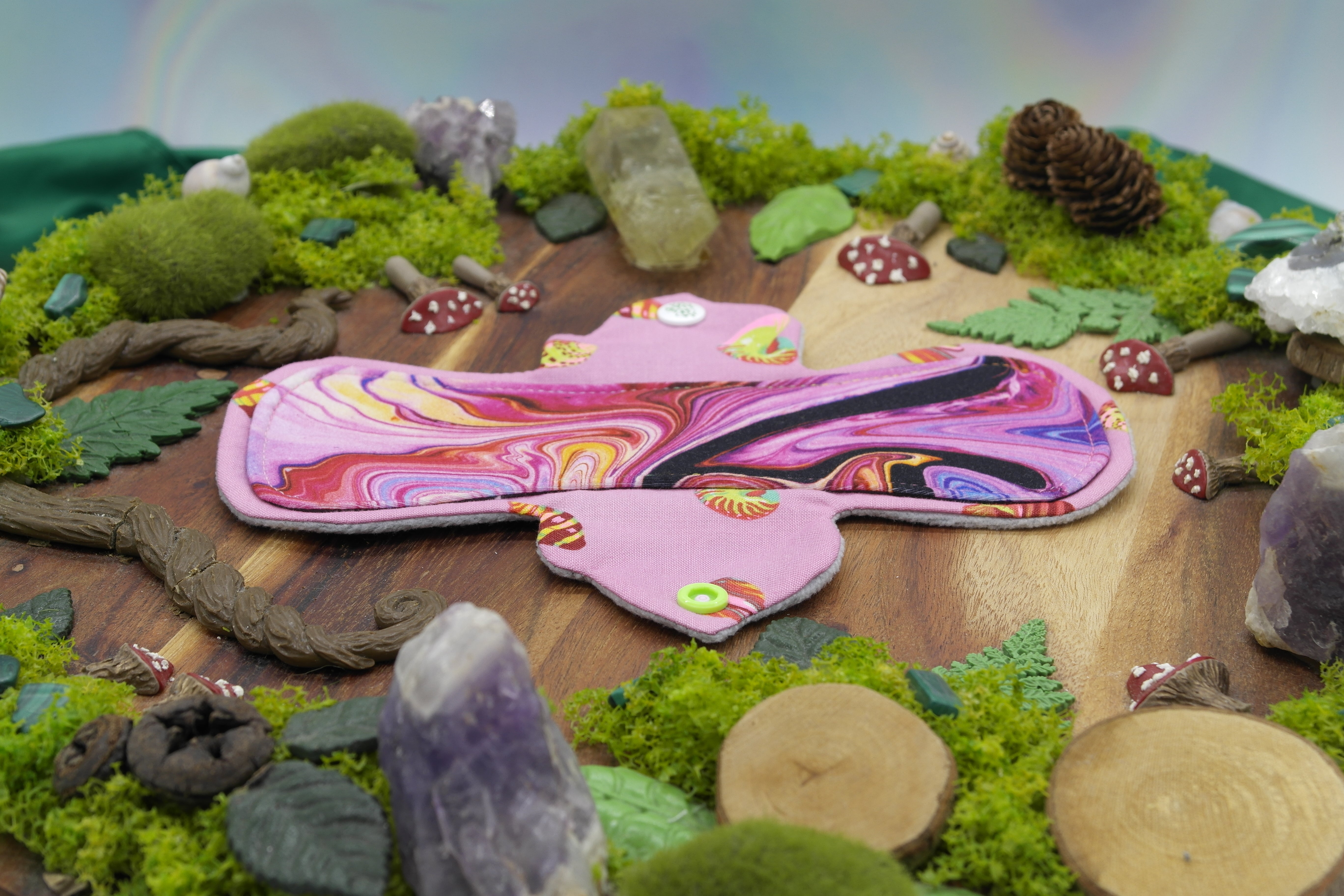 Eco-friendly reusable cloth pad 8" Moderate - She sells seashells