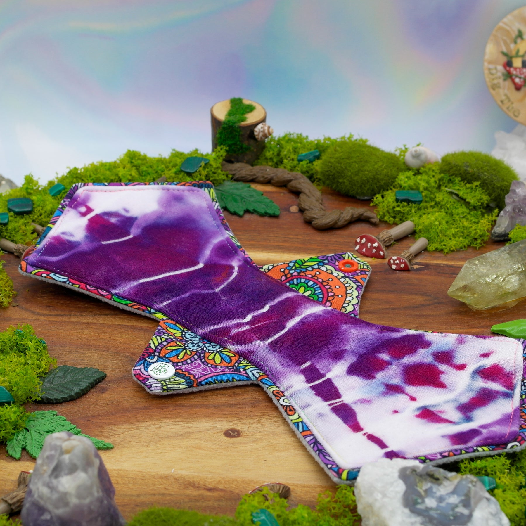Eco-friendly reusable cloth pad 12" heavy (Tessellation) - Intuitive