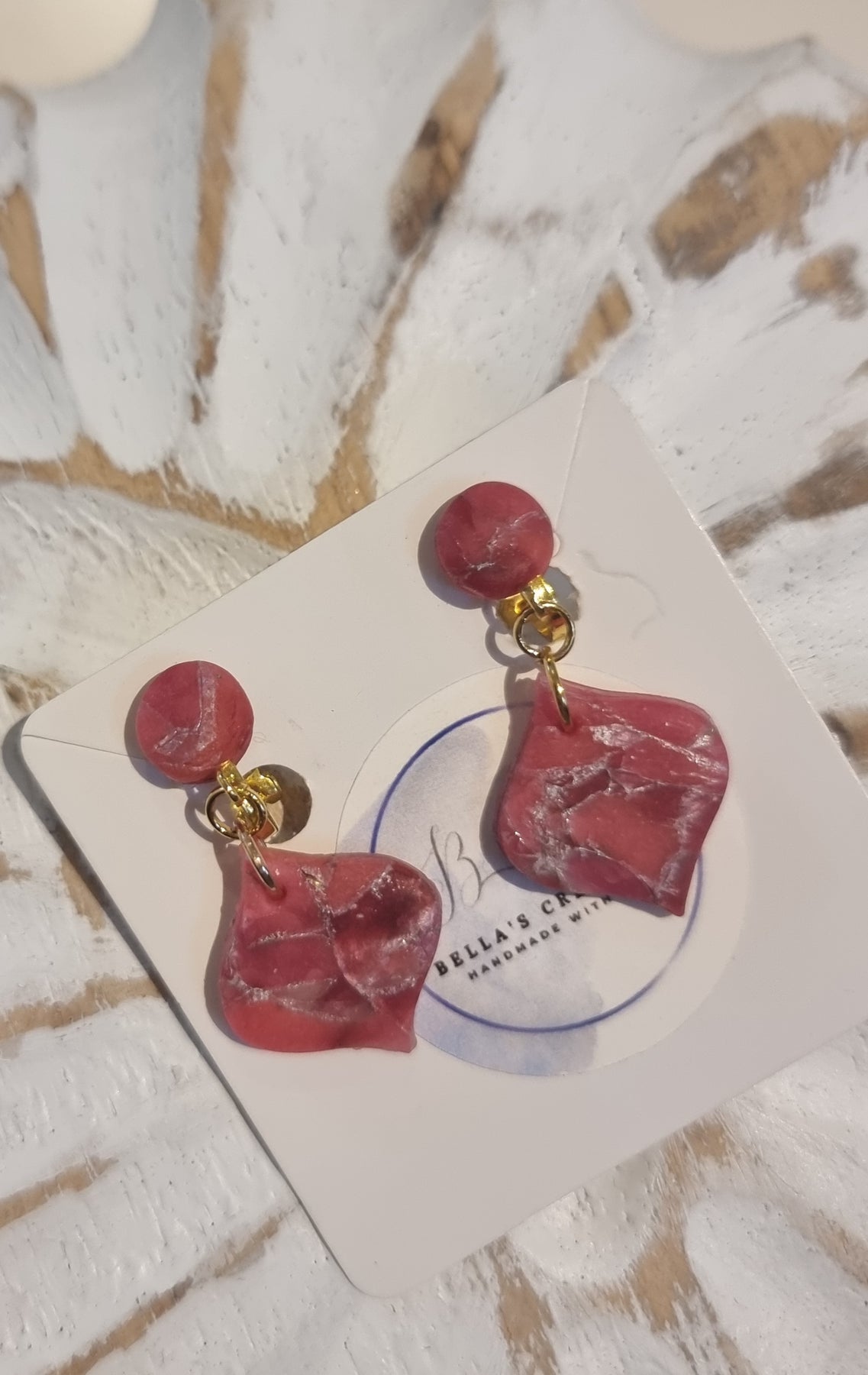 Ruby Radiance Clip-Ons