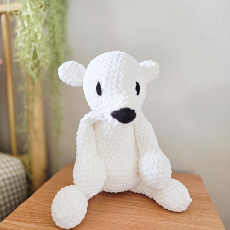 Patrice the Polar bear ~giant crochet bear