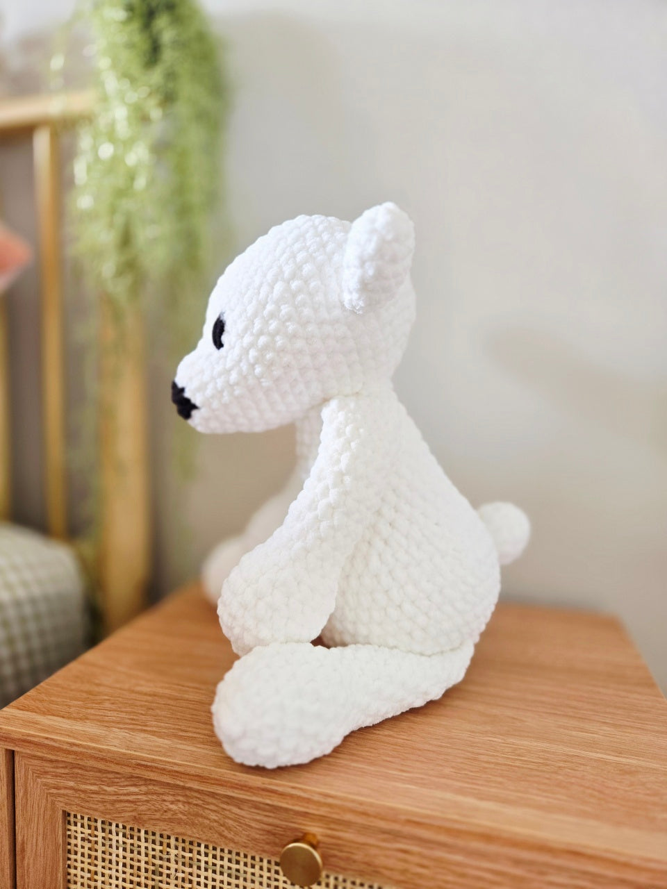 Patrice the Polar bear ~giant crochet bear