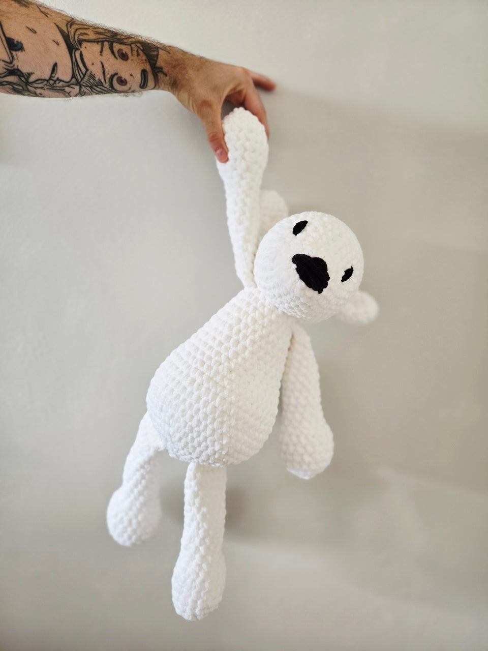 Patrice the Polar bear ~giant crochet bear