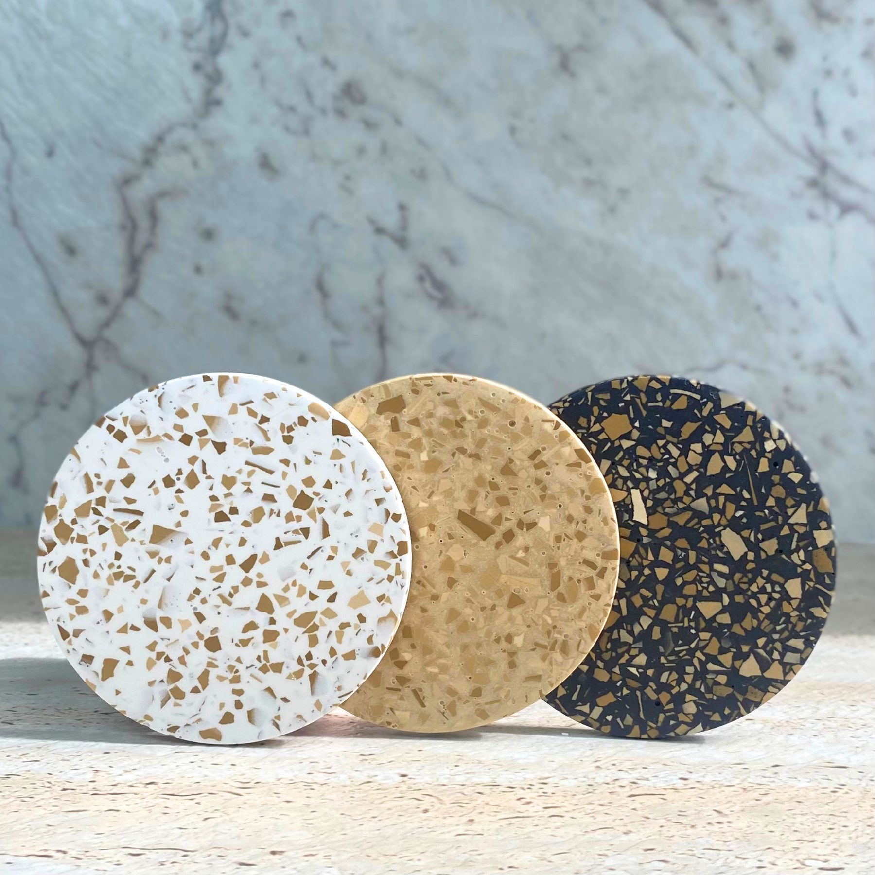 Mini and Large Round Bowls | Terrazzo decor collection
