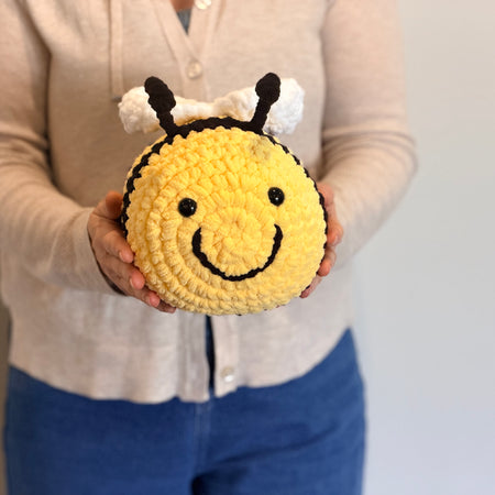 Bumble Bee Crochet Toy / House Decor (Medium size)