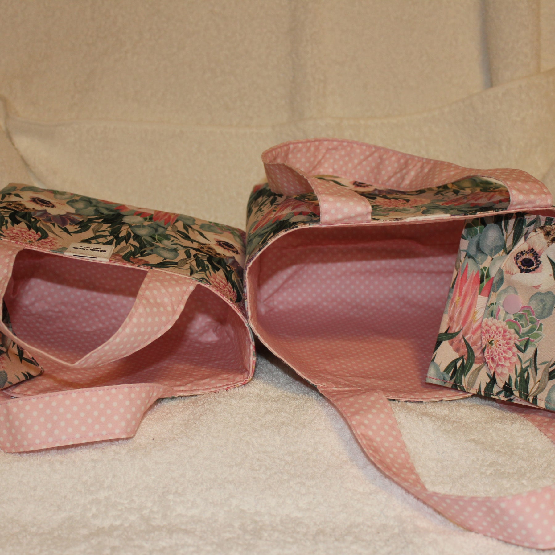 KING PROTEA & DAHLIA´S - TINY TOT´S TOTE BAG RANGE