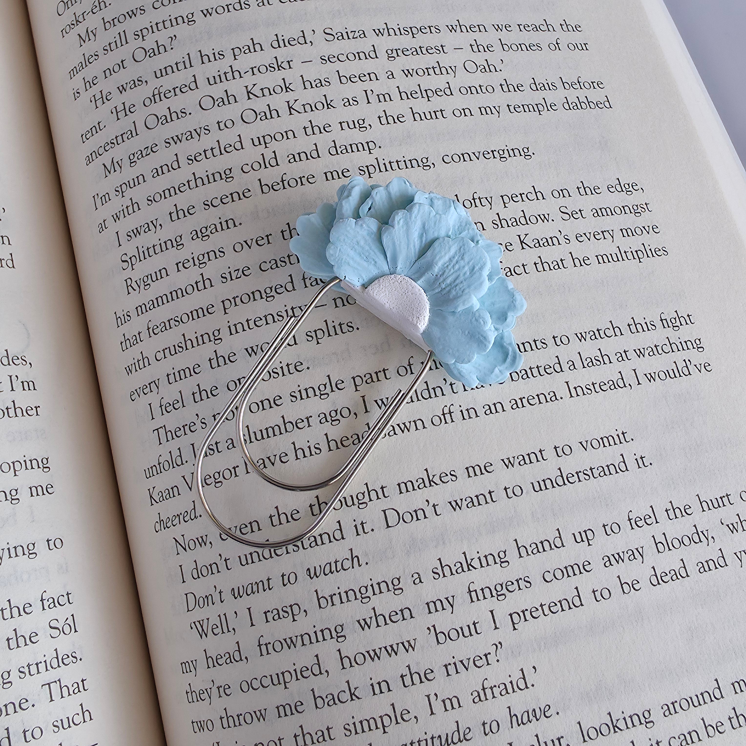 Secret Garden Bookmark | Polymer Clay Flower Bookmark | Book Lover Gift | Teacher Gift | Australian Made