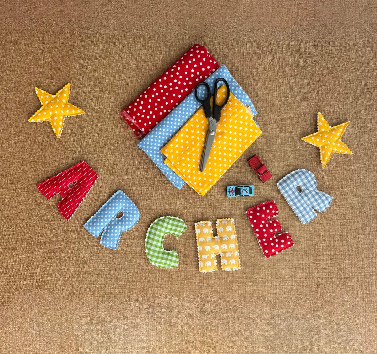 Personalised Handmade Bunting – Custom Name Banner