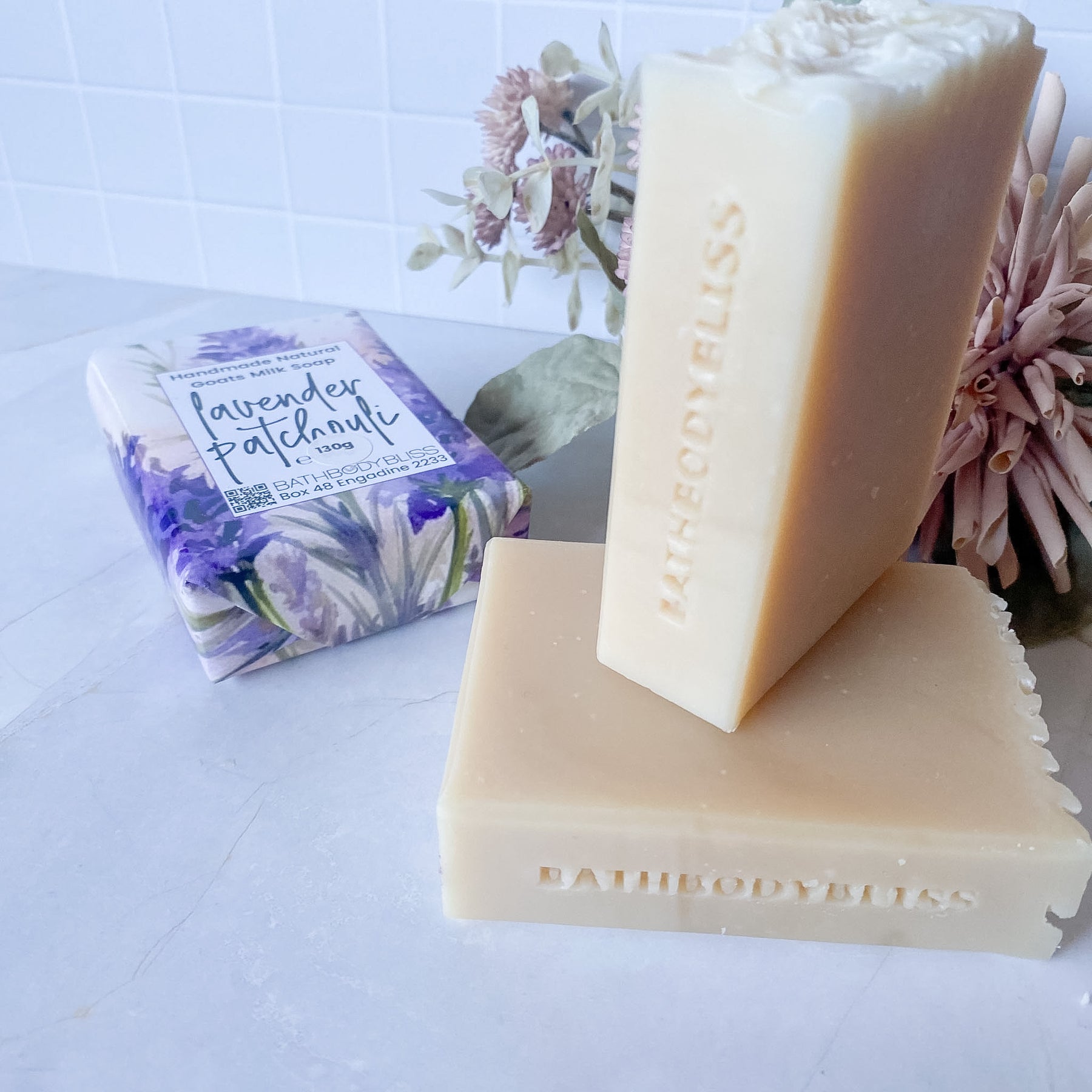 Handmade Lavender & Patchouli Goatsmilk Natural Soap