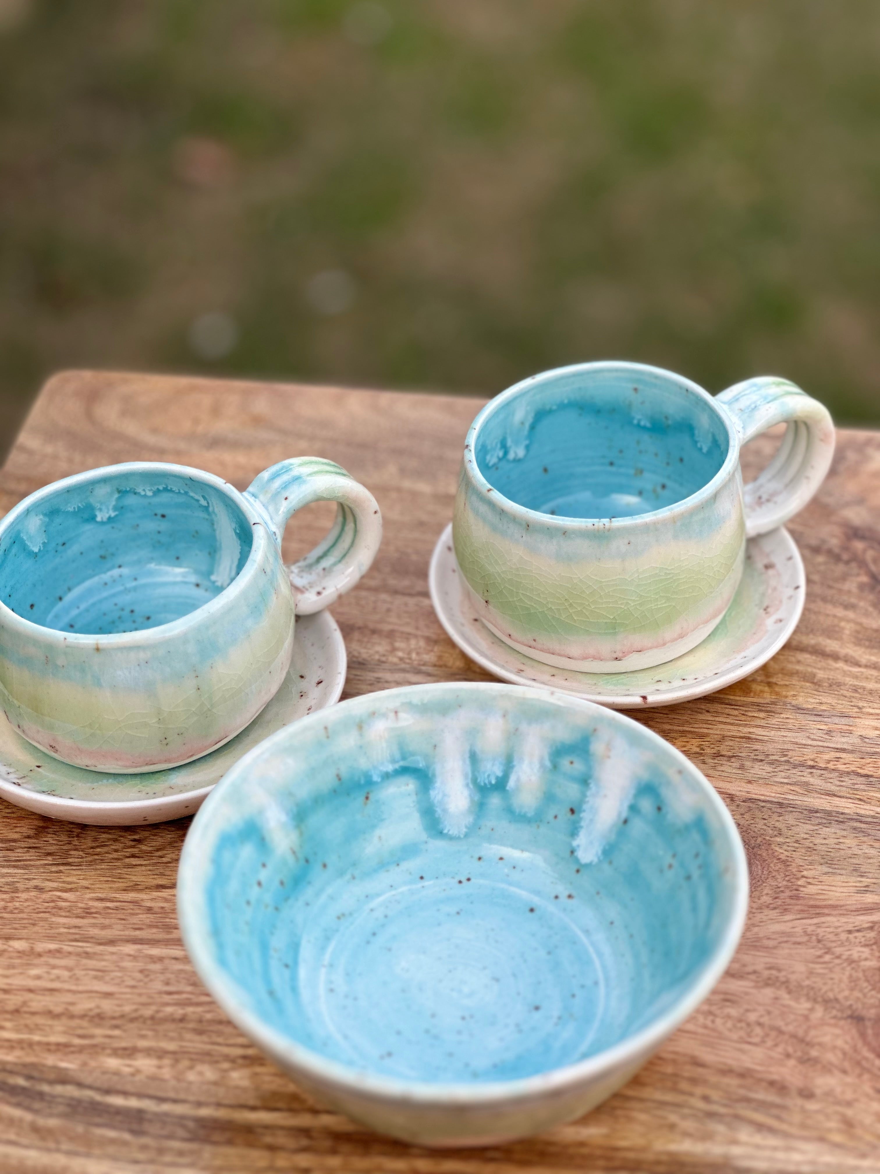 Ceramic Coffee/Tea Cup Set - Sugar Tide