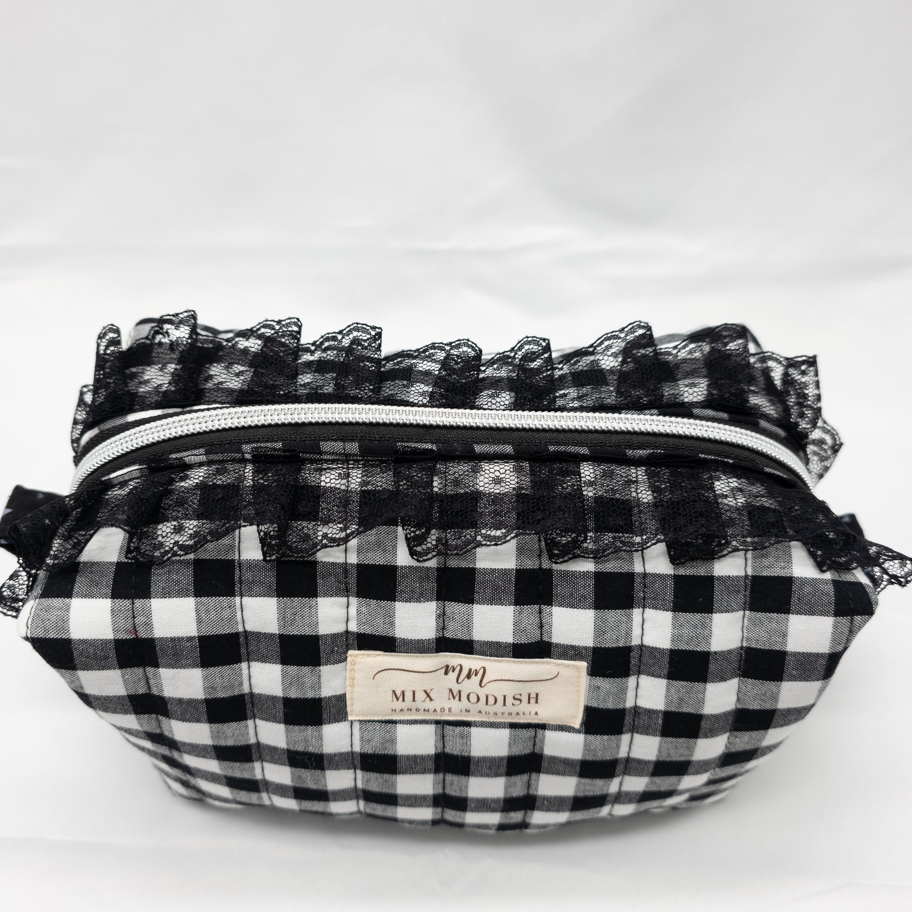 Quilted Make up Bag, Cosmetic Pouch, Travel Toiletry