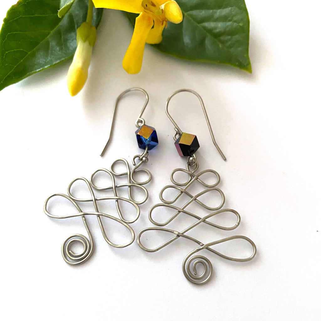 Christmas Wire Earrings
