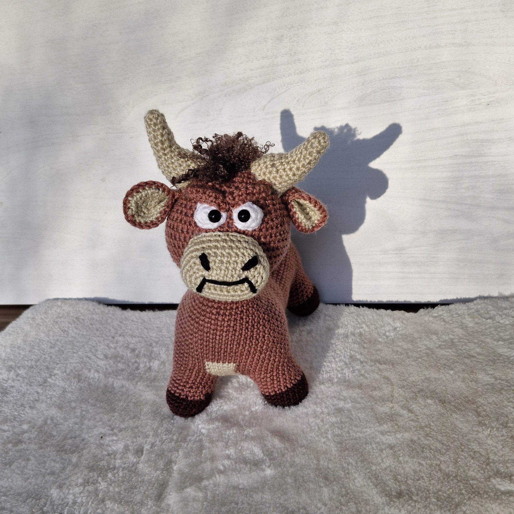 Crochet Grumpy Highland Bull