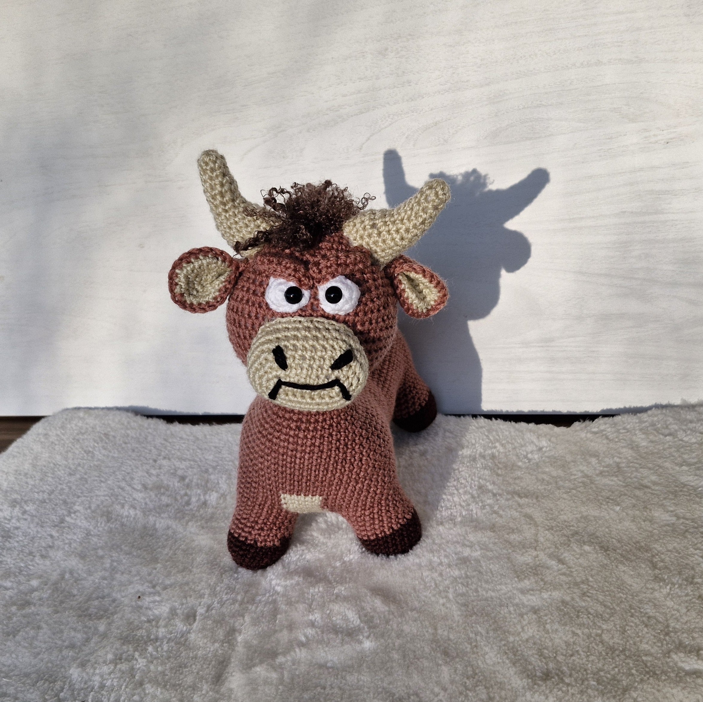 Crochet Grumpy Highland Bull