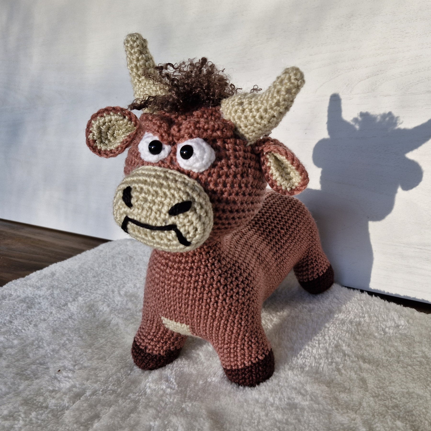 Crochet Grumpy Highland Bull
