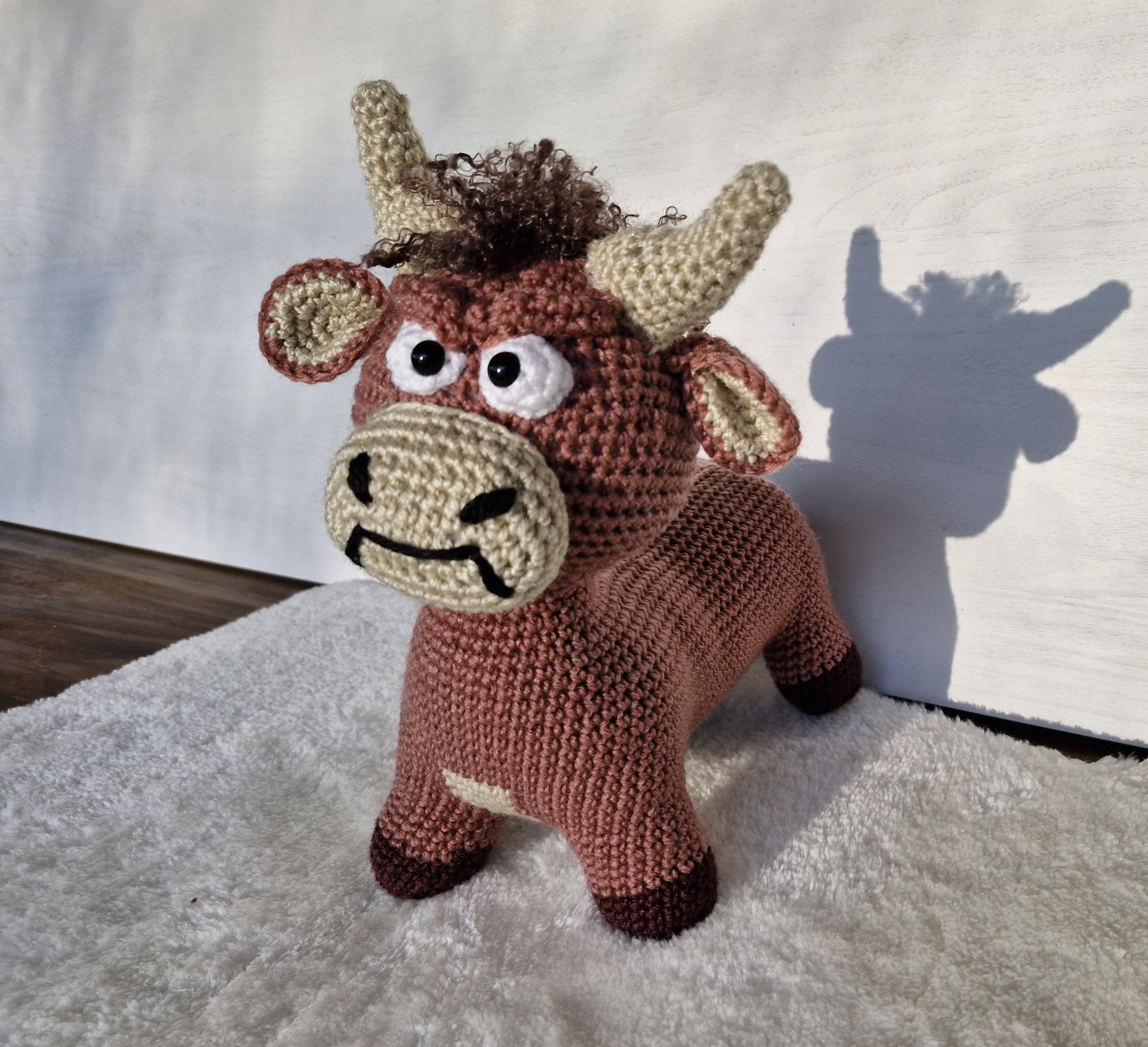 Crochet Grumpy Highland Bull