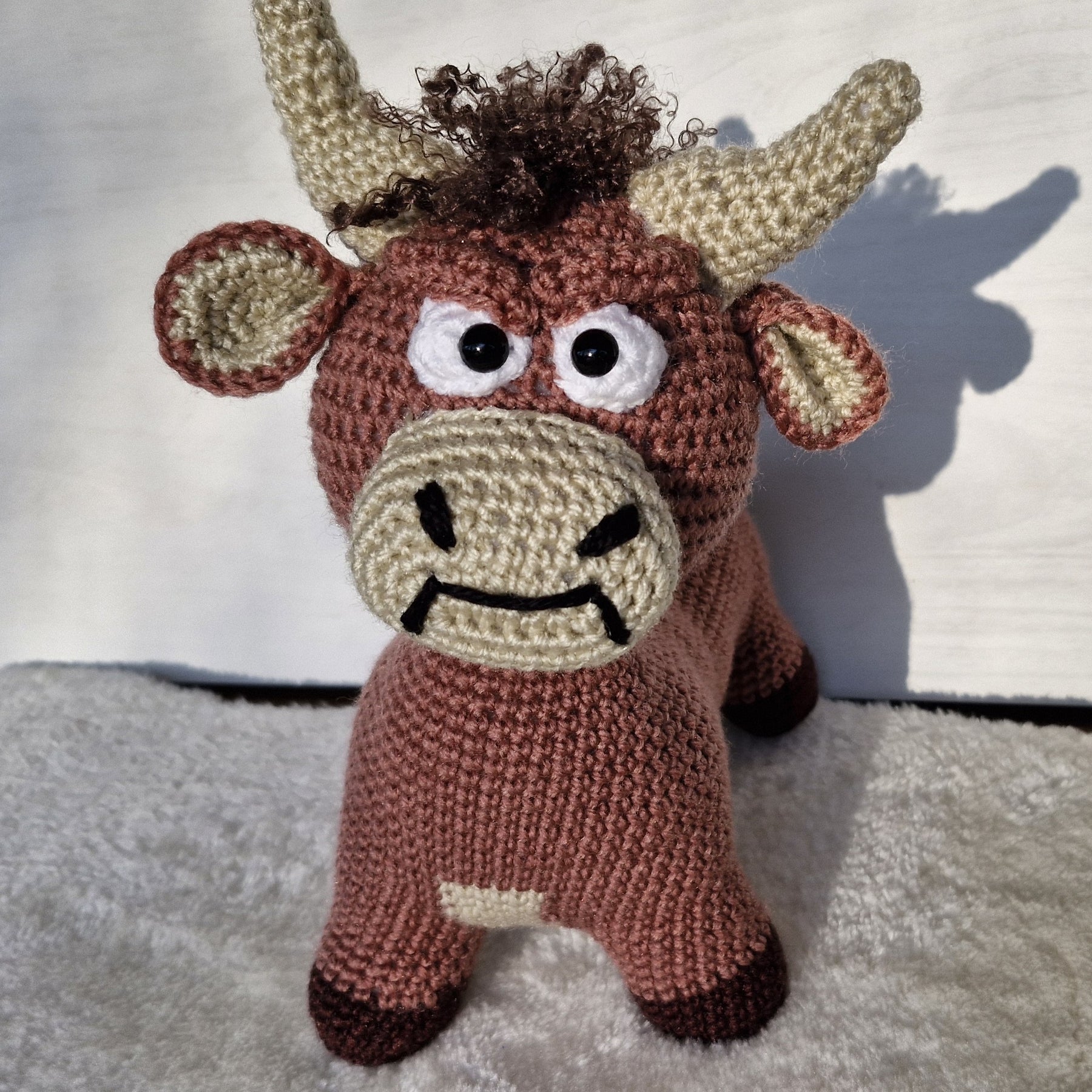 Crochet Grumpy Highland Bull