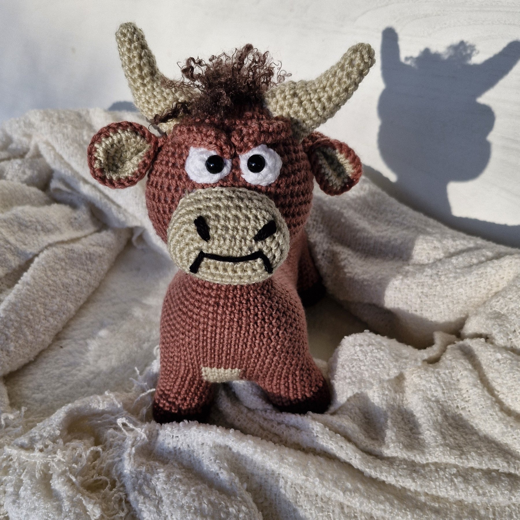 Crochet Grumpy Highland Bull