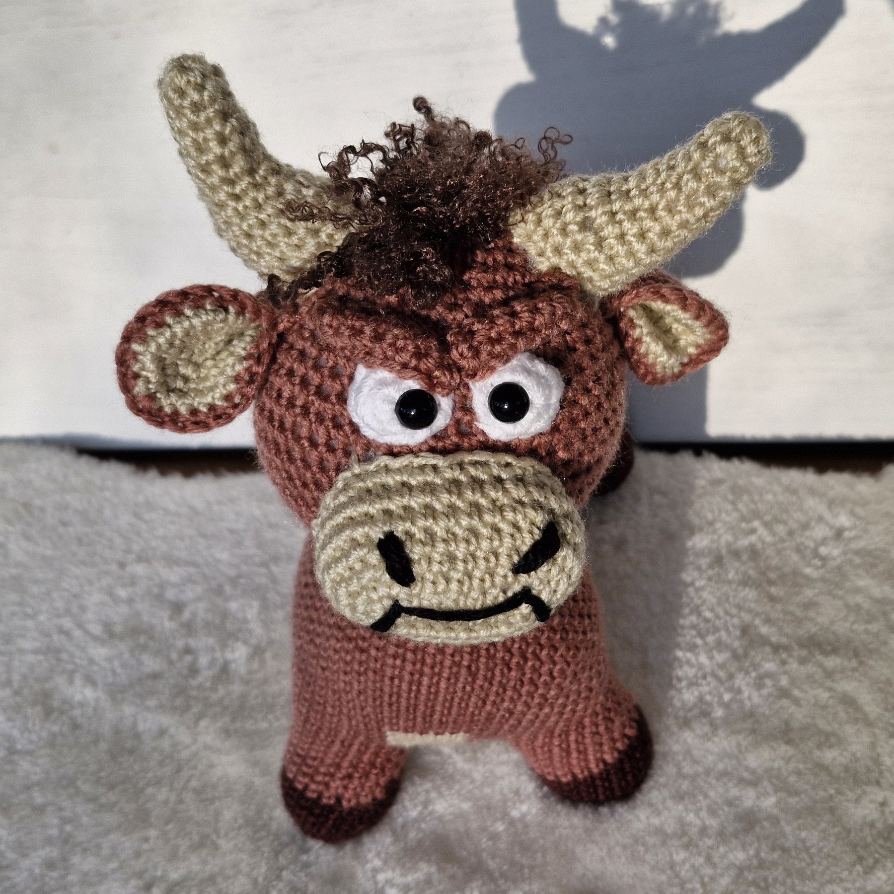 Crochet Grumpy Highland Bull