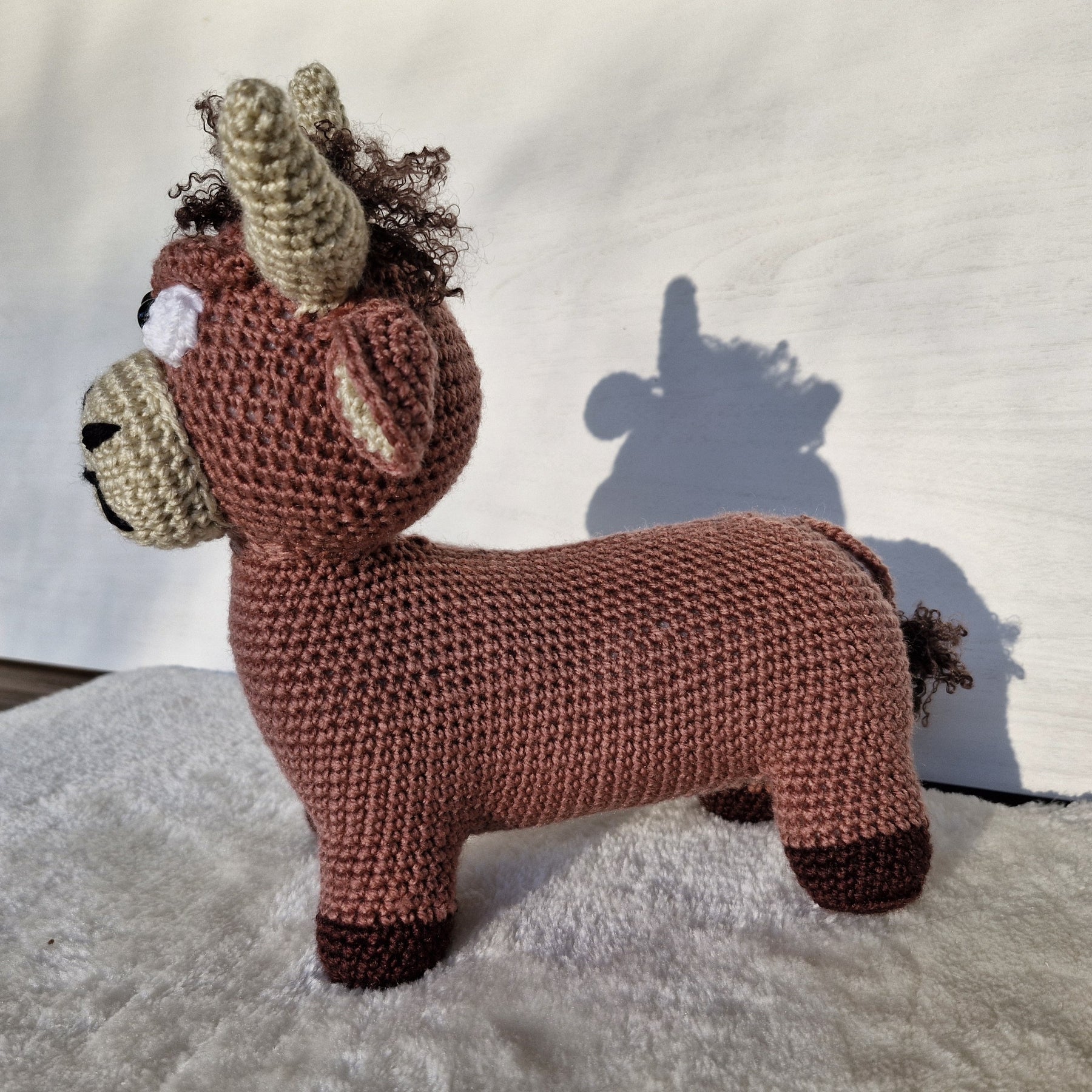 Crochet Grumpy Highland Bull