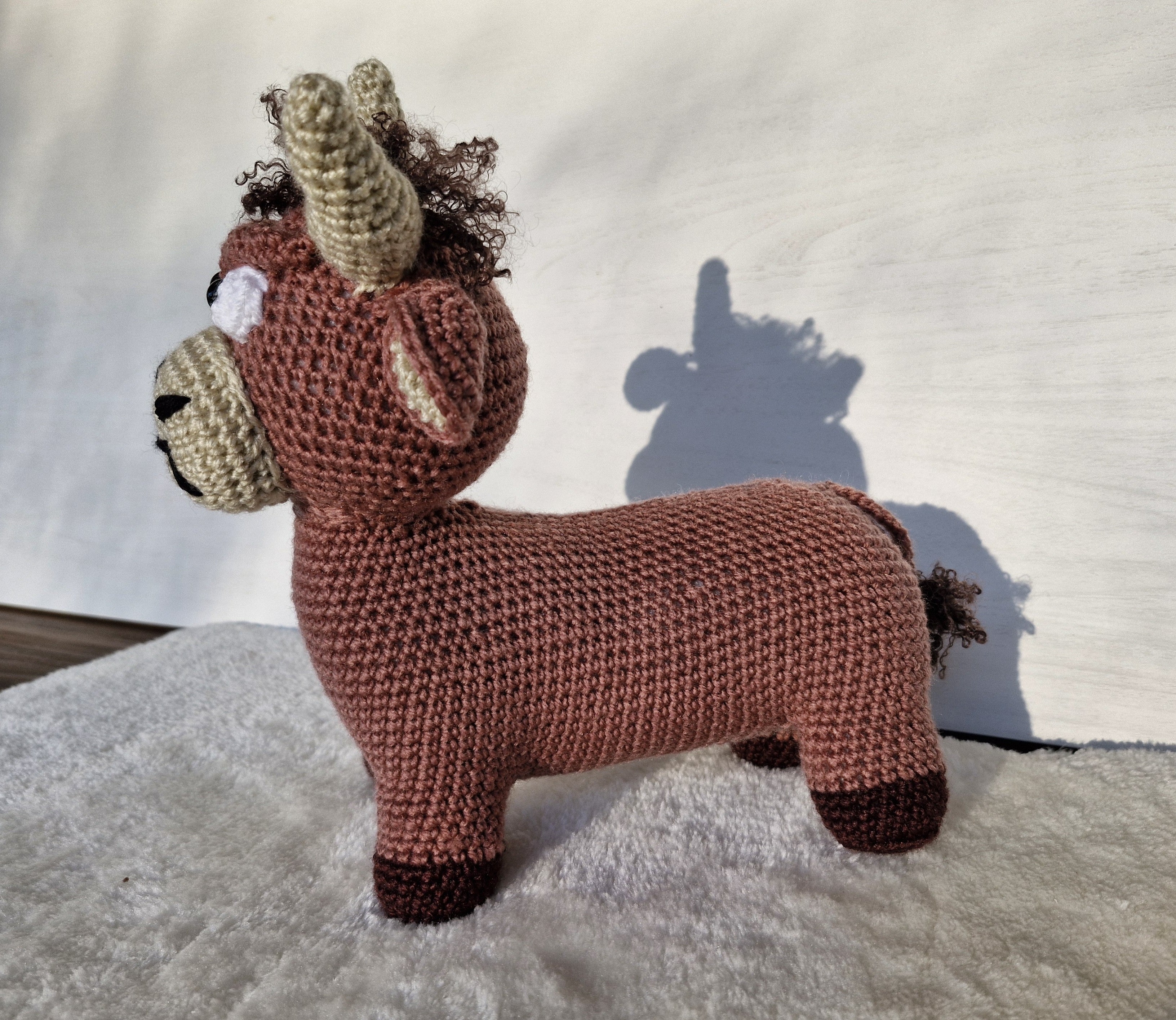 Crochet Grumpy Highland Bull