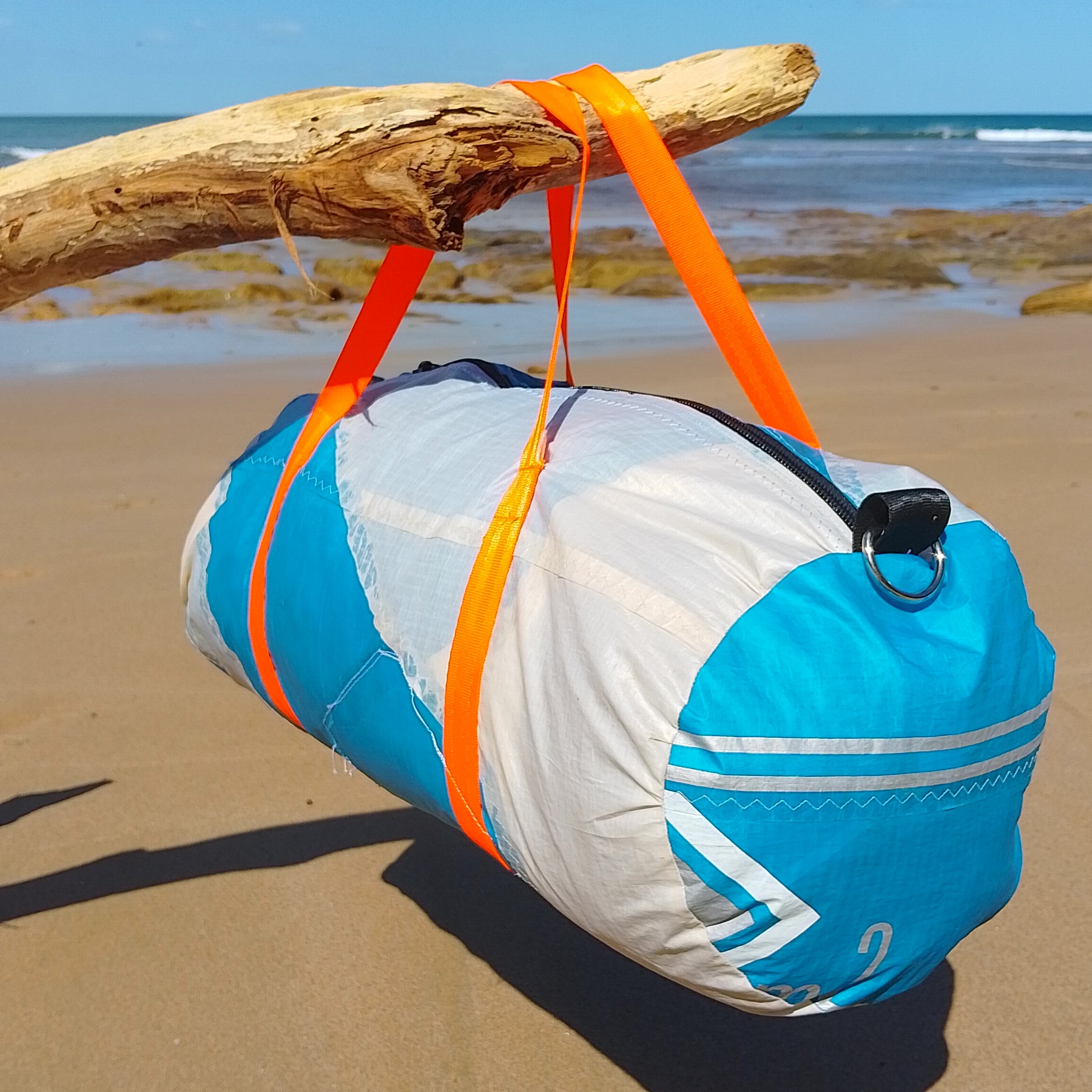 One-of-a-Kind Kite Duffle | Sustainable Handmade Bag Made in Torquay