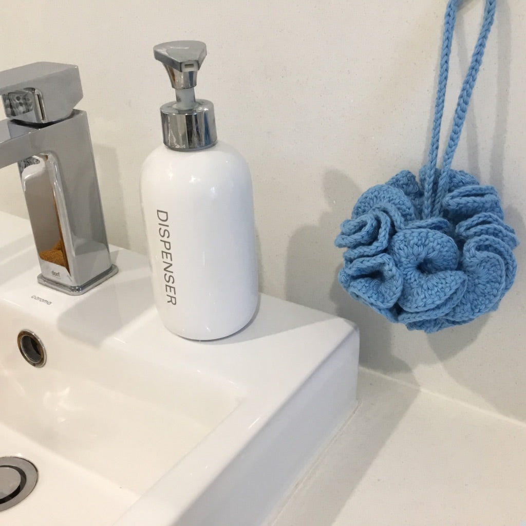 Crocheted Eco-Friendly Bathroom Collection - Loofah