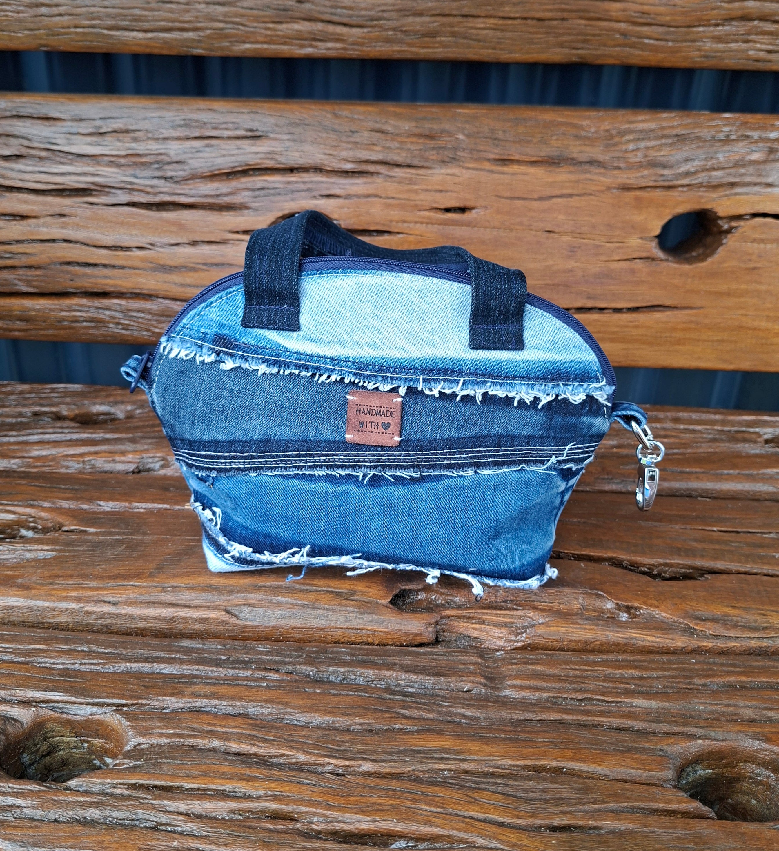 Tiny Recycled Denim Handbag