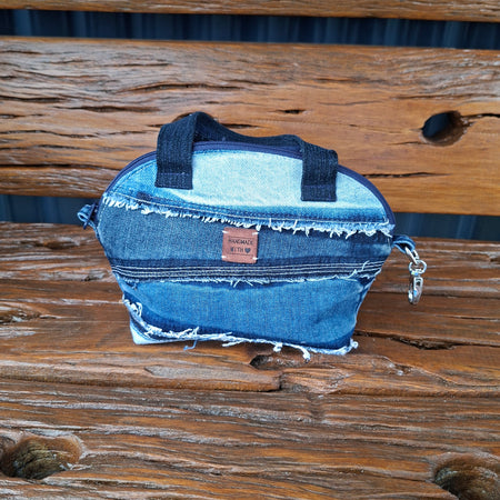 Tiny Recycled Denim Handbag