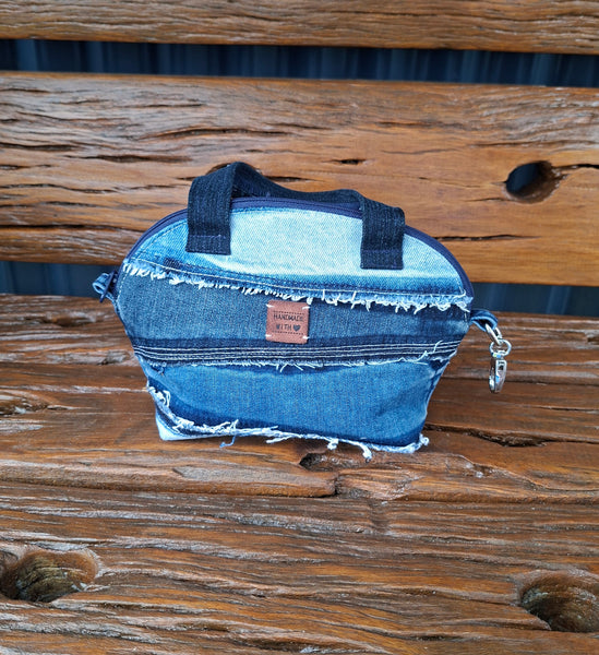 Tiny Recycled Denim Handbag