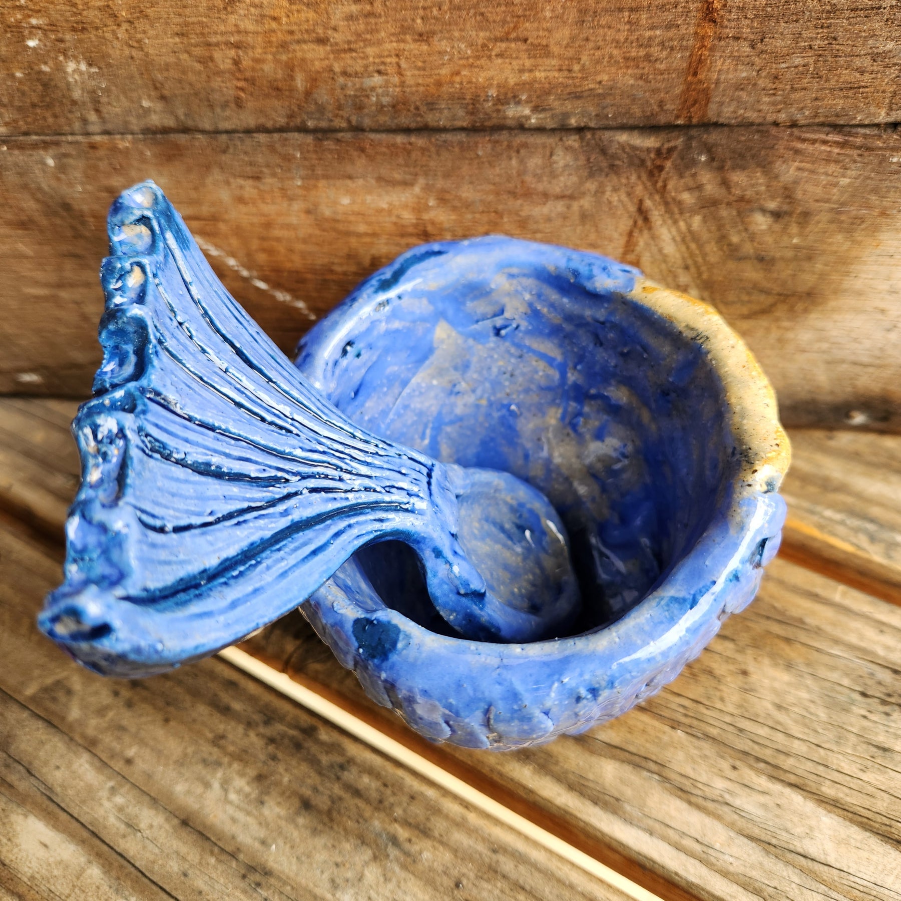 Mermaid salt pot, table gift