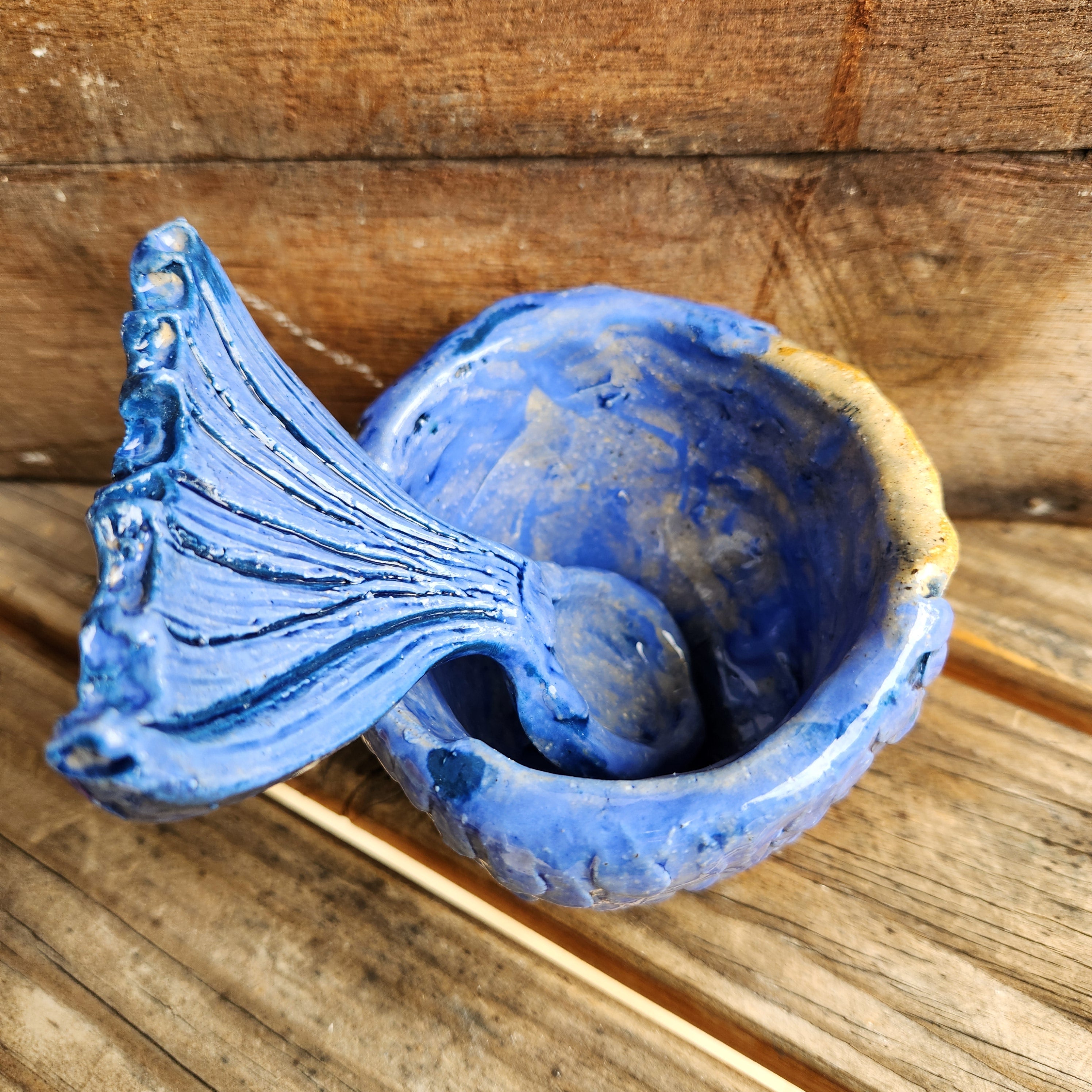 Mermaid salt pot, table gift