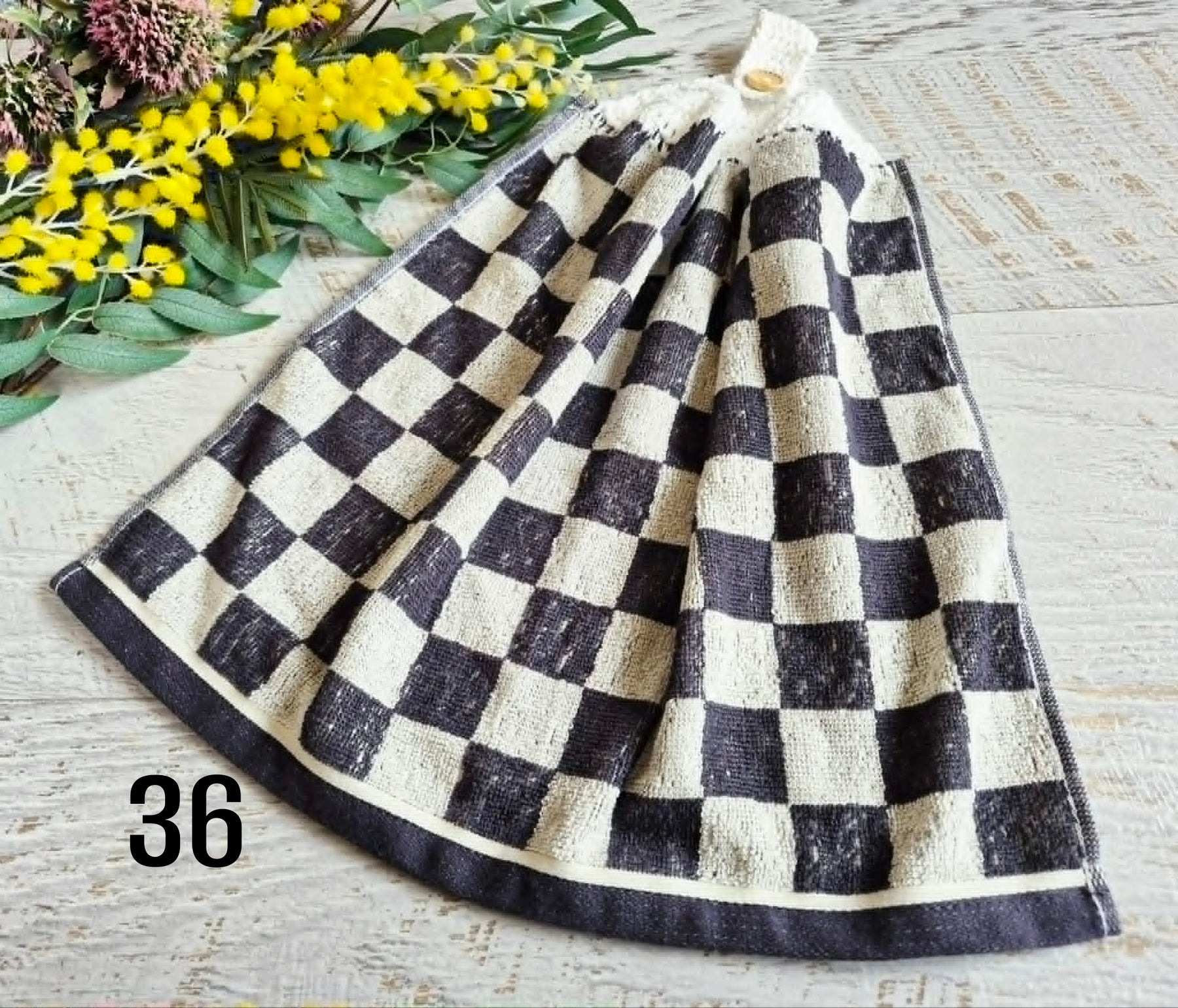 Kitchen Hand Towel | Hanging | Cotton | SINGLE LAYER - 9 Styles - 28-36